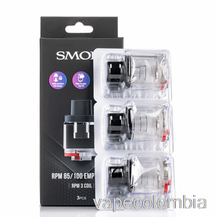 Vape Desechable Smok Rpm 85/100 Cápsulas De Repuesto Rpm 2 Cápsulas De Bobina